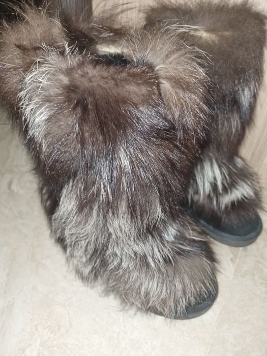 Ботуши от сребърна лисица