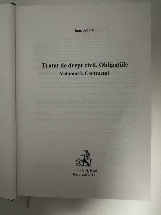 Carti de drept civil. Obligatii.