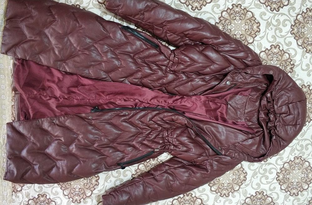 Продам кожаный плащ