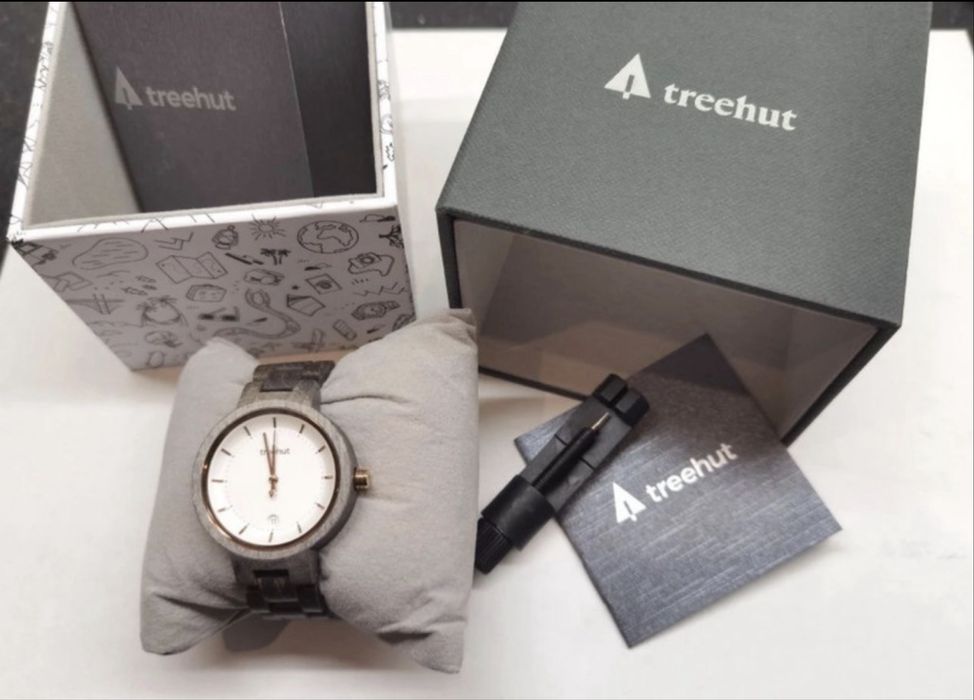 Ceas de lemn, treehut, de cadou