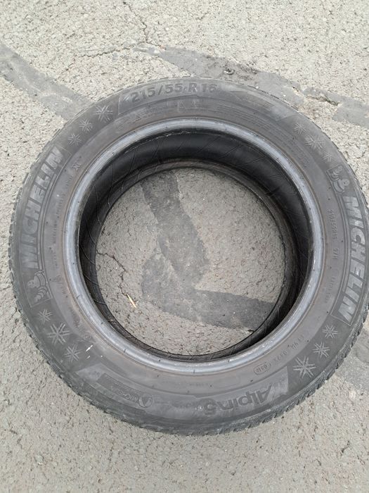 Зимни гуми "Мишелин" 2 бр.  215/55/16