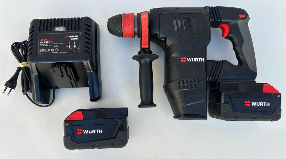 Wurth H28-MAS - Мощен акумулаторен перфоратор 2х28V 5.0Ah