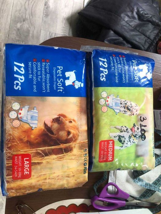 Памперсы для собак Pet Soft