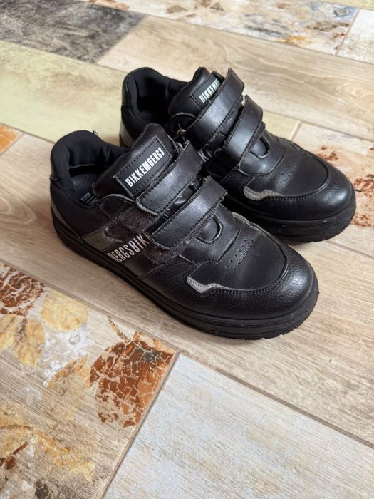 Кожаные кроссовки Bikkembergs Junior, размер 34