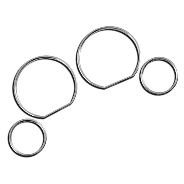 Рингове за табло - хромирани и сребристи километраж BMW Audi и други