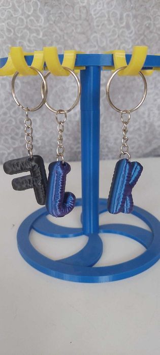 Brelocuri cu initiale printate 3d!