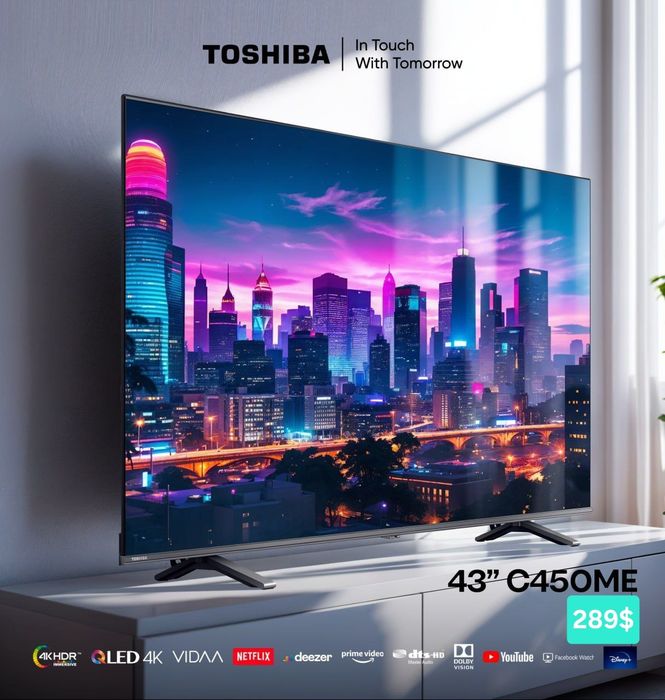 Toshiba TV 4K QLED / Televizor / Телевизор