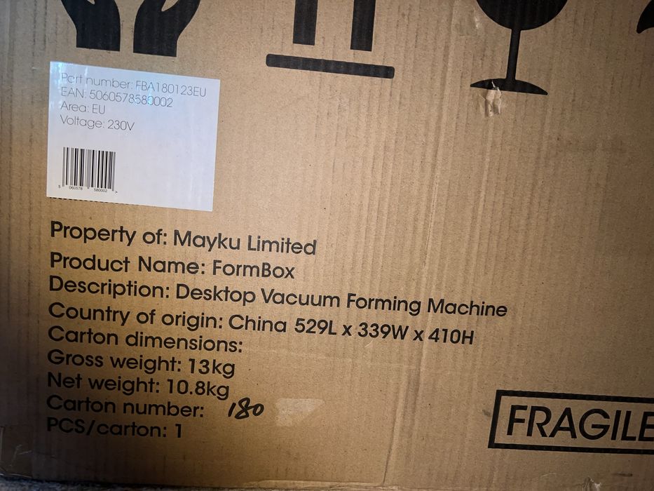 Вакуумный формовщик Mayku FormBox