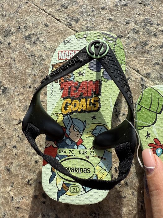 Бебешки джапанки MARVEL - Havaianas