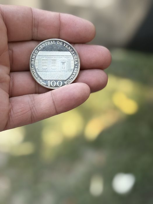 Silver 900 Banco central de venezuela 31,10gr