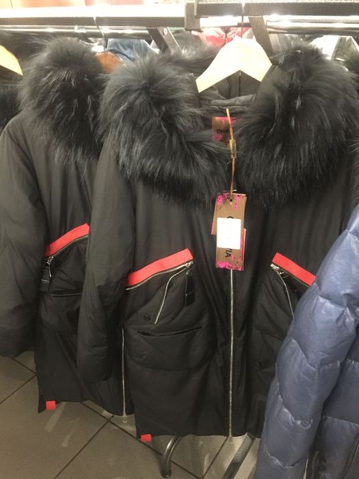 Парка зима мех натуральный