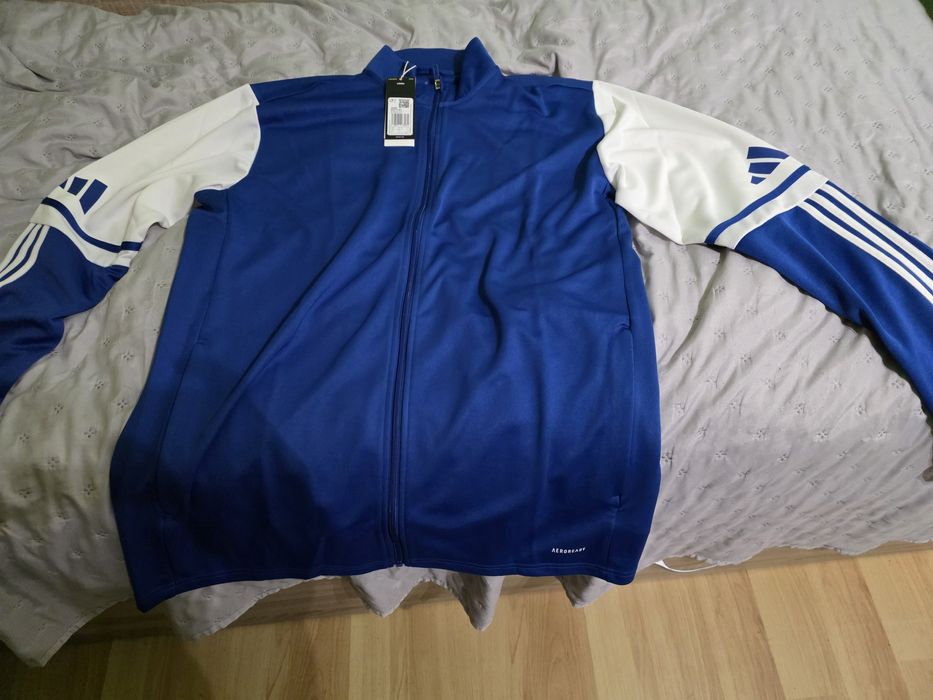 Adidas суичър син