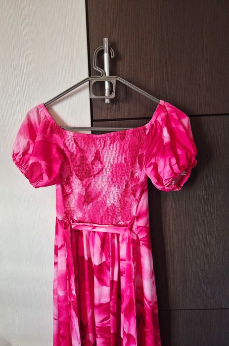 Rochie lungă imprimeu floral