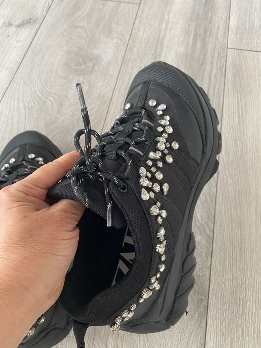 Естесвен велур и кожа чехли Scholl ,Zara