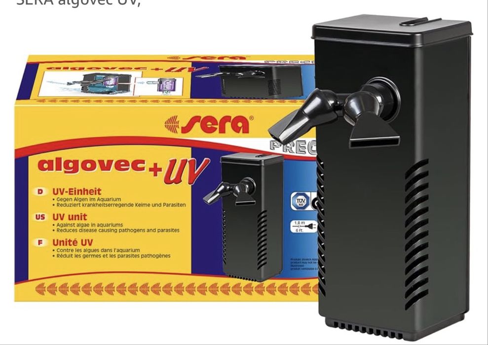 Sistem Sera Algovec UV/UV-C pentru acvarii  pana la 100 Litri