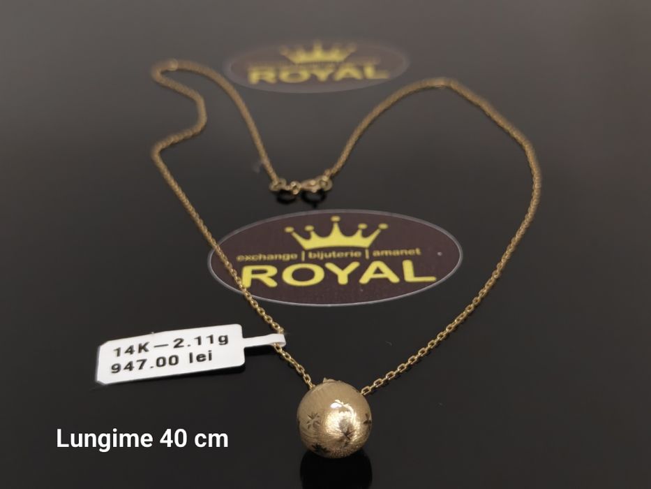 Bijuteria Royal: Lanț aur 14k/2.11 gr