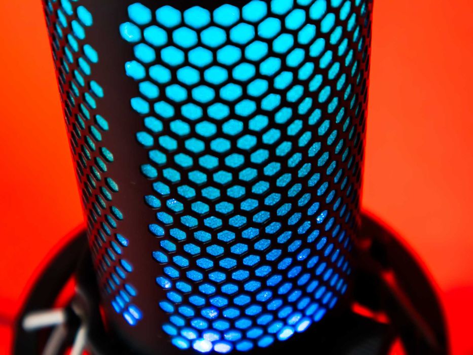 HyperX QuadCast S RGB Микрофон Геймърски USB Mic PC PS4 PS5 Mac
