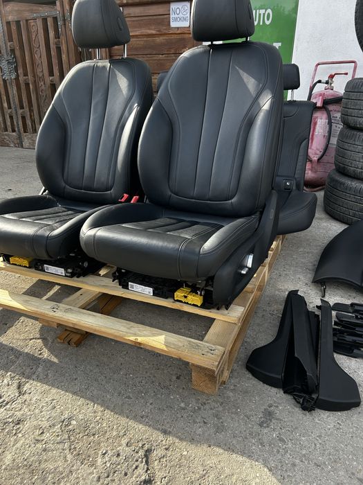 Interior piele electric scaune față și banchete spate BMW G30