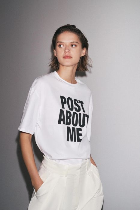Тениска Zara с етикет L