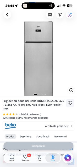 Frigider Beko piese / functional
