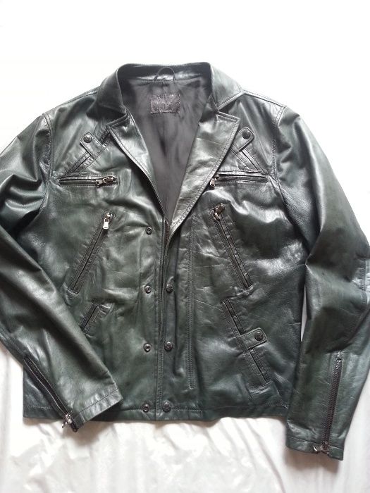 100% Италианско кожено яке Century