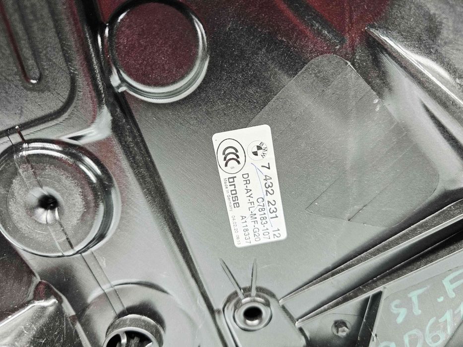 Macara electrica geam stanga fata Bmw 3 Saloon (G20) [Fabr 2018-2025]