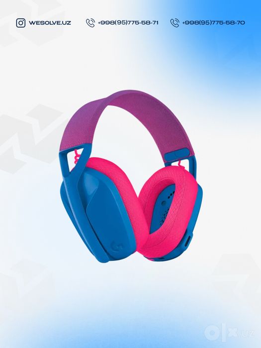 Наушники Logitech G435 Wireless Blue