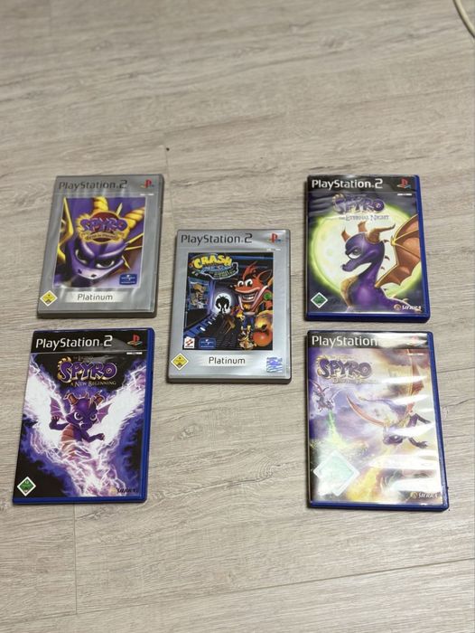 Joc Ps2 The Legend of Spyro Crash Bandicoot-Stare F Buna-Colectie-FIX