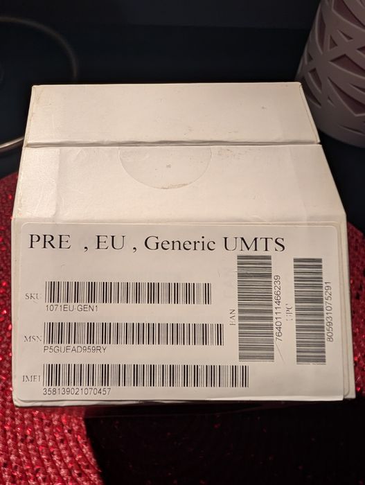 Palm Pre WebOS smartphone