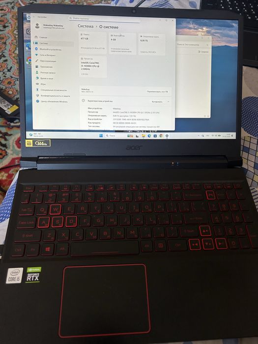 Продам ноутбук игровой Acer Nitro
