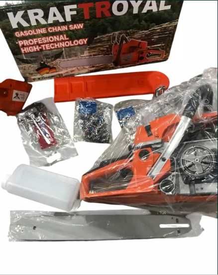 Бензинова Резачка за Дърва KraftRoyal с 40см Шина, 4.5 kW, 68куб.