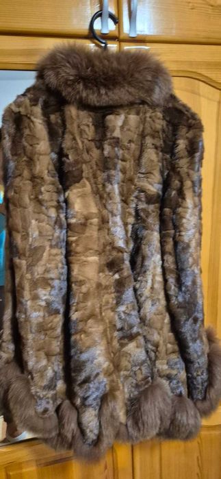 Палто естествена кожа