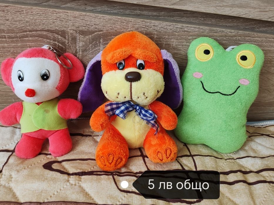 Плюшени играчки. Отстъпка при поръчка на повече играчки.