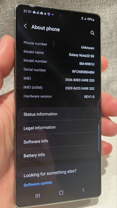 Samsung Galaxy Note 20