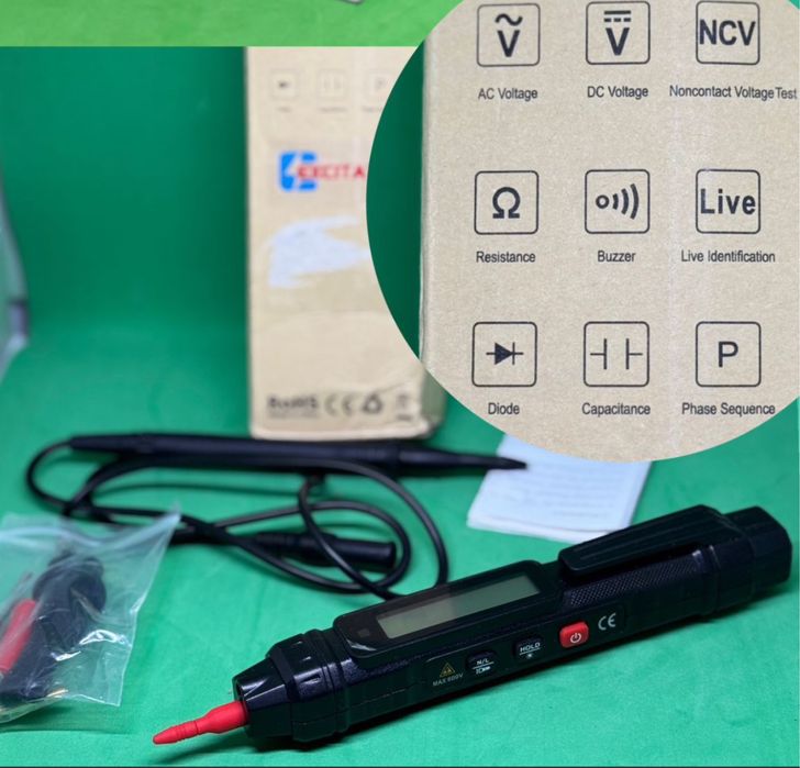 Multimetru digital tip stilou-Nou-Display digital-Detectare NCV, 0.8-600V