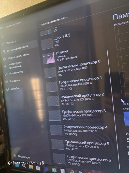 Продам риг для Искуственного интеллекта на 6 видеокарт(майнинг ферма)