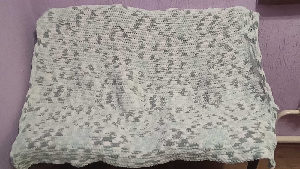 Плед ручной работы