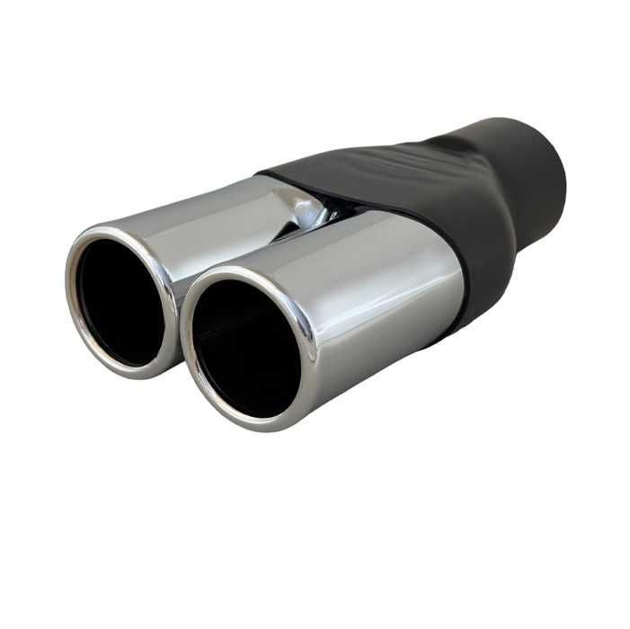 Накрайник ауспух Automat, Метален, HT750, Двоен