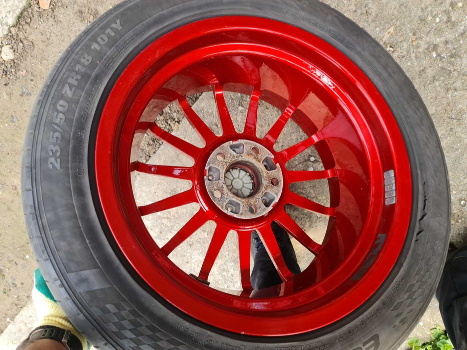 Vand 4 Jante BMW Candy RED, style 32, R18, 8 j, IS/Et +20