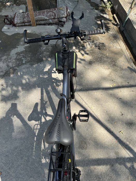 Велосипед Skilmax оригинал новый, в комплекте сумка,замок,фонарь