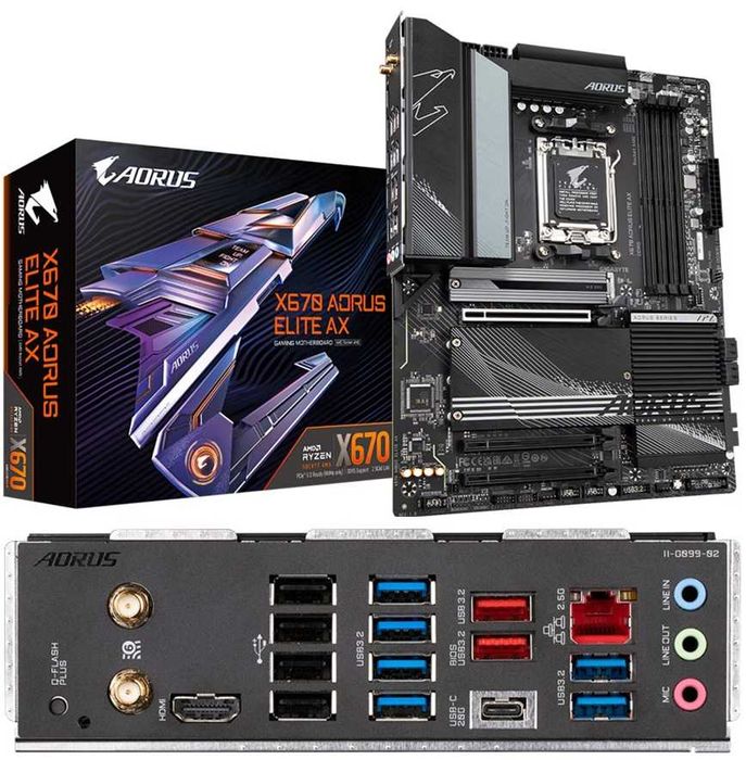 KIT WORKSTATION sau Gaming Ryzen 7950X3D X670 AORUS Corsair 32GB DDR5