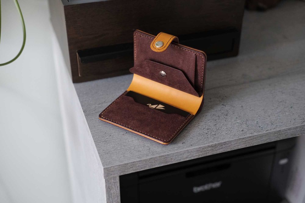 Кожен портфейл ръчна изработка от естествена кожа