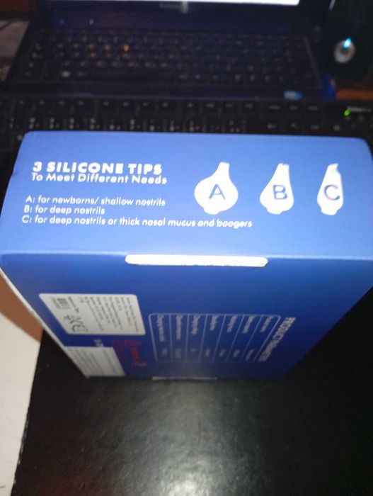 iBLU Aspirator Nazal portabil bebelusi/copii/adulti 3 niveluri , USB-C