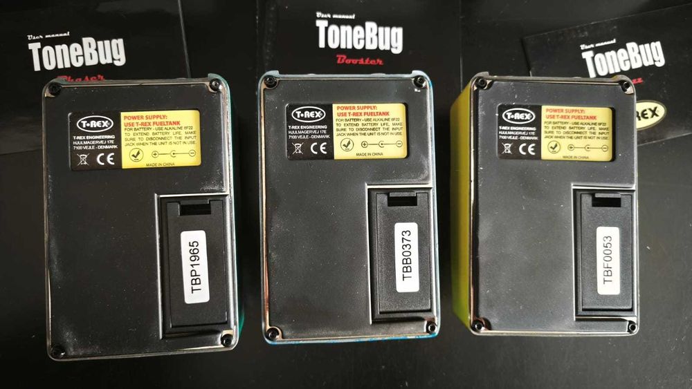 Pedala chitara T-REX Tonebug Phaser - Booster - Fuzz - Garantie