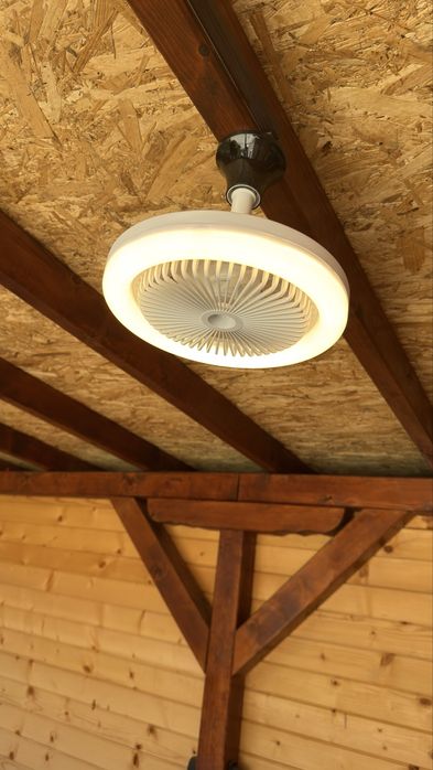 Лед крушка с вентилатор LED E27