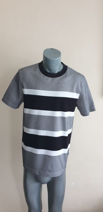 Hugo Boss Colourblock Mercerised Pique / M НОВО! ОРИГИНАЛНА Тениска!