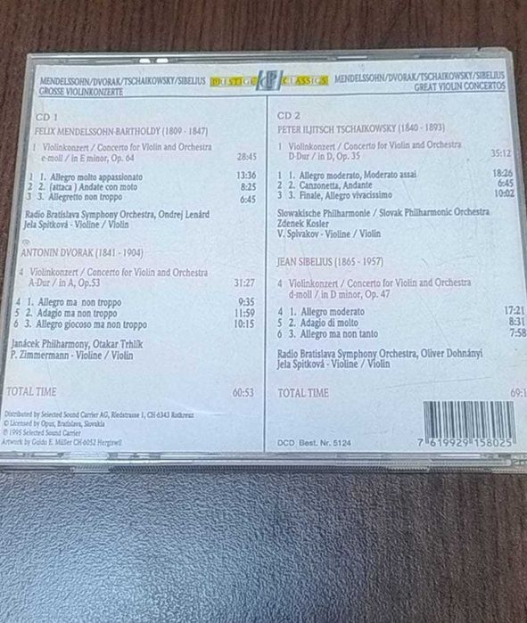 CD-uri muzică, balet Prestige Classics și Royal Philharmonic Orchestra