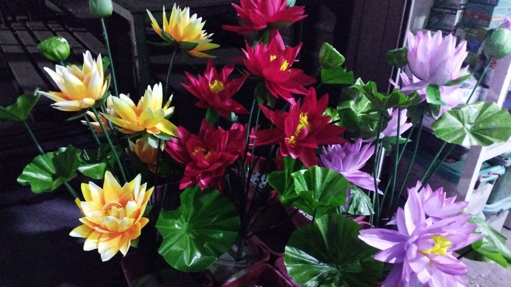 Искусственные кувшинки 85 см