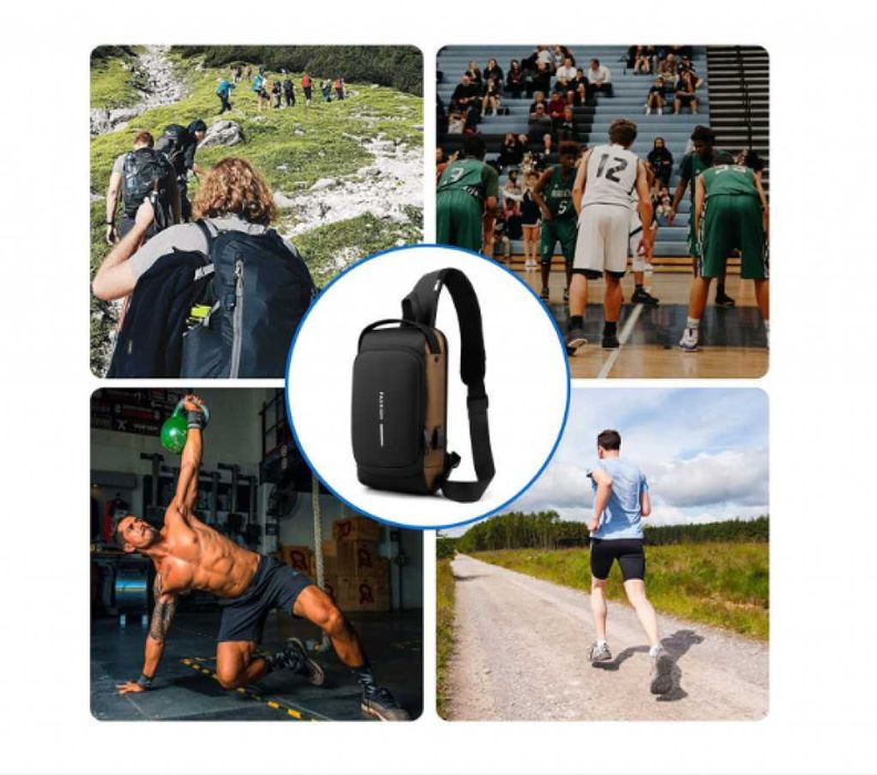 Мъжка crossbody чанта – Практичност, сигурност и модерни технологии!