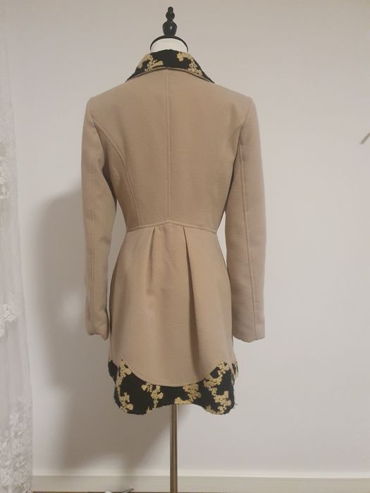Palton bej elegant